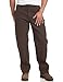 Carhartt Men's Double Front Work Dungaree Washed Duck,Dark Brown,33 x 32