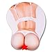 Mouse Pad with Wrist Support Gel - 3D Sexy Mouse Pad, Nude Girl Mouse Pad with Butt Cushion