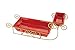 KOVOT Ceramic Santa Sleigh Snack Serving Dish Set