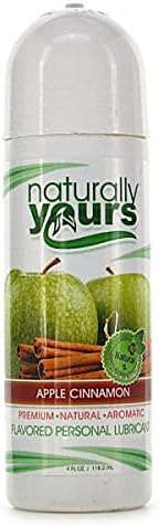 Nature Lovin Lubricants Naturally Yours Apple Cinnamon Natural Flavored Lubricant, 4 Fluid Ounce by Nature Labs