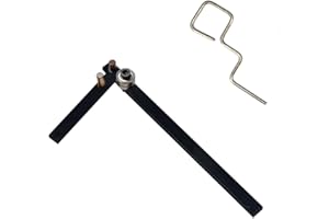 BESTSTAMP Manual Rebar Bender Small Pipe Bender Hand Rebar Bender Desktop Workbench Bending Tool for Bending of 1/4" Pipe