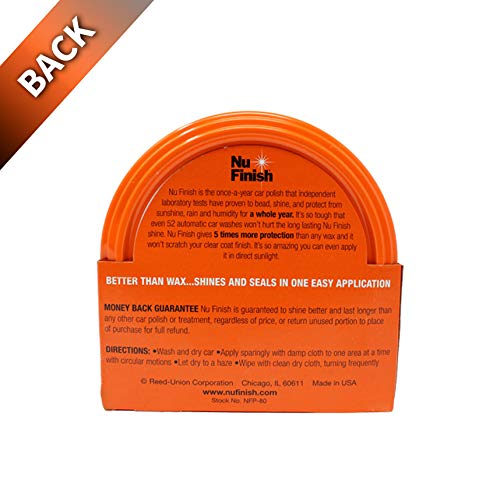 Car Polish by Nu Finish, Better Than Wax Paste Polish for Cars, Trucks