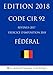 Code CIR 92 - Revenus 2017 (exercice d'imposition 2018) - Fédéral (French Edition) by 