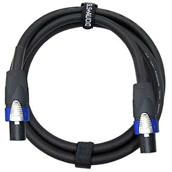 GLS Audio 100 feet Speaker Cable 12AWG 4 Conductor