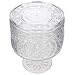 Lily's Home Premium Quality Clear Acrylic Plastic Candy Jar, Standing Cookie Container, Apothecary Canister with Lid. 8