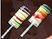 26 Pack Round Shape Clear Push-Up Cake Pop Shooter (Push Pops) Plastic Containers with Lids