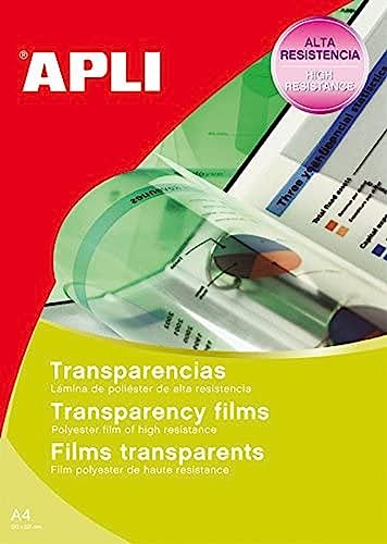 APLI 859 Box of 100 Transparent Films for Copiers