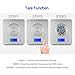 Etekcity Large Food Scale Digital Kitchen Weight Grams and Ounces for Baking and Cooking Stainless Steel, Blue Display