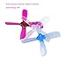 Playkids 12PCS Gemfan 2035 Propeller 2x3.5x4 4 Blades BN-PC 1.5mm Mounting Hole CW CCW Propeller for Micro Quadcopters 80-110 FPV Frame 1103 1104 1105 1106 Brushless Motor
