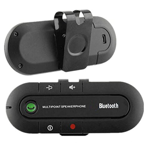RONSHIN Wireless Multipoint Audio Music Receiver Bluetooth Hands Free Visor Speakerphone Car Kit Electronic Accessories