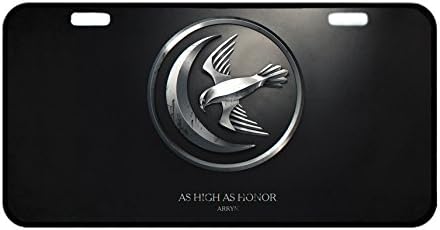 Panda custom game of thrones theme Metal License Plate for Car 11.8 inch X 6.1 inch