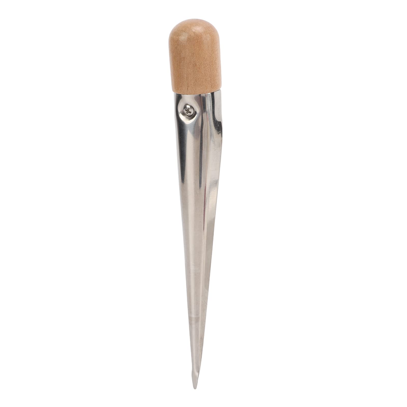 Fid Rope Splicing Tool, Fid, Akozon Marine Rope Splicing Fids, Marine Rope Splicing Spike 304 Stainless Steel Hollow Splicing Peak Beechwood Handle Maintenance Tool Rope Splicing Tools for Boats Yach