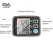 Firhealth Automatic Digital Upper Arm Blood Pressure Monitor Clinically Validated Sphygmomanometer, FDA Approved (Black)