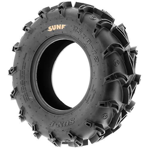 SunF Mud Race Replacement ATV UTV 6 Ply Tires 28x10-12 28x10x12 Tubeless A050, [Set of 4] - Thumbnail 3