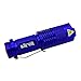 NIANPU 5 Pack Mini Zoomable Cree 7W 350LM Q5 Tactical Flashlight Torch Lamp Light with 3 Mode Adjustable Brightness Power by AA/14500 (BLUE)
