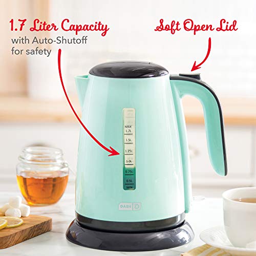 Dash Easy Electric Kettle + Water Heater with with Rapid Boil, Cool