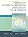 Elementary Differential Equations and Boundary Value Problems