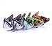 A-SZCXTOP Multi Jointed Fishing Lures Hard Baits Lifelike Segment Swimbait for Bass Perch Walleye Freshwater Saltwater Fishing