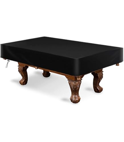 MoyanSuper Housse de Table de Billard en PVC Imperméable et Anti-Poussière pour Table de Billard/Pool de 7/8/9 Pi, Noir, 7 Pi MoyanSuper Housse de Table de Billard en PVC Imperméable et Anti-Poussière pour Table de Billard/Pool de 7/8/9 Pi, Noir, 7 Pi