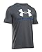 Under Armour Men's Sportstyle Logo T-Shirt, Carbon Heather/Royal, Small