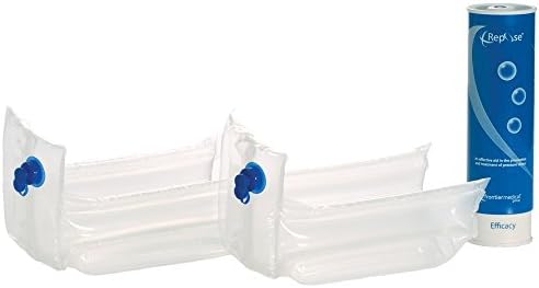 Pressure Relieving Foot Protectors with Dedicated Pump - Pressure Ulcer / Bedsore Prevention and Treatment by Repose (1 Pair) (Large)