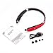 LBell Bluetooth Headset, [Update Version] Wireless Bluetooth V4.1 Foldable & Retractable Neckband Headphones (Red)