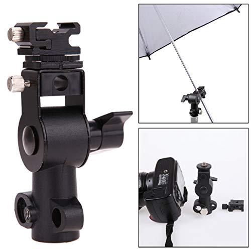 Camera Flash Bracket Reflector Umbrella Holder Speedlite Light Stand for DSLR Flashes Studio Light LED Light