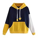 Sunhusing Ladies' Autumn Winter Tri-Color Stitching