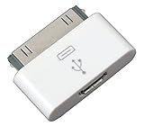 OOOUSE White Micro USB to Male 30-pin Converter Tip For iPhone 4S iPad iPod Charge Cables