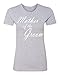 P&B Mother of The Groom Women's T-Shirt, L, H. Grey