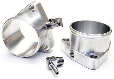 Himni Racing 3 Bolt Turbo Compressor 2.00" Outlet Adapter Flange W/ 1/8" NPT Port GT28R