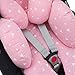 JYOKO Kids Reducer Cushion Infant Head & Baby Body Support Antiallergic 100% Cotton (Head, Body and Back Support, Pink Sparkles) 3 Parts
