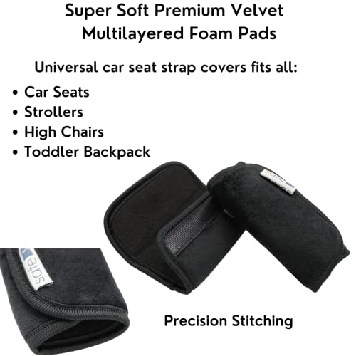 SafeBB Premium Car Seat Strap Covers, Super Soft Shoulder Strap pad for