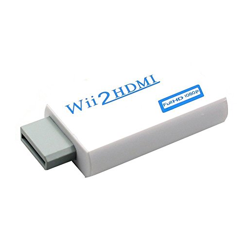 FrontTech Wii to HDMI 720P / 1080P HD Output Upscaling Converter - Supports All Wii Display Modes, HDMI Upscale to 720p or 1080p Output