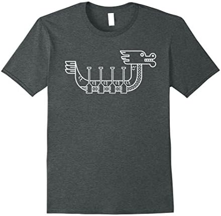 Mens Dragon Boat Shirt: Team Crew Festival Boating T-Shirt XL Dark Heather