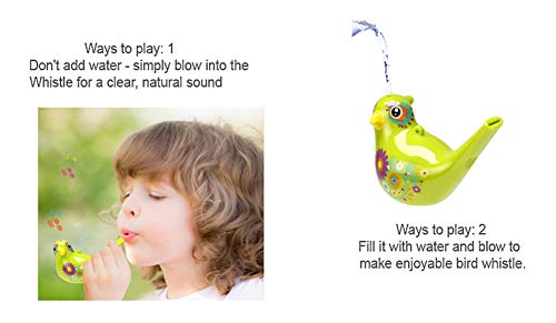 Bird Whistle, Bath Toy, Bird Toy for Kids, Birthday Gift,, Easter Gift, Adorable, Durable, Non-Toxic, Cyan, Upgrade Version - Thumbnail 7