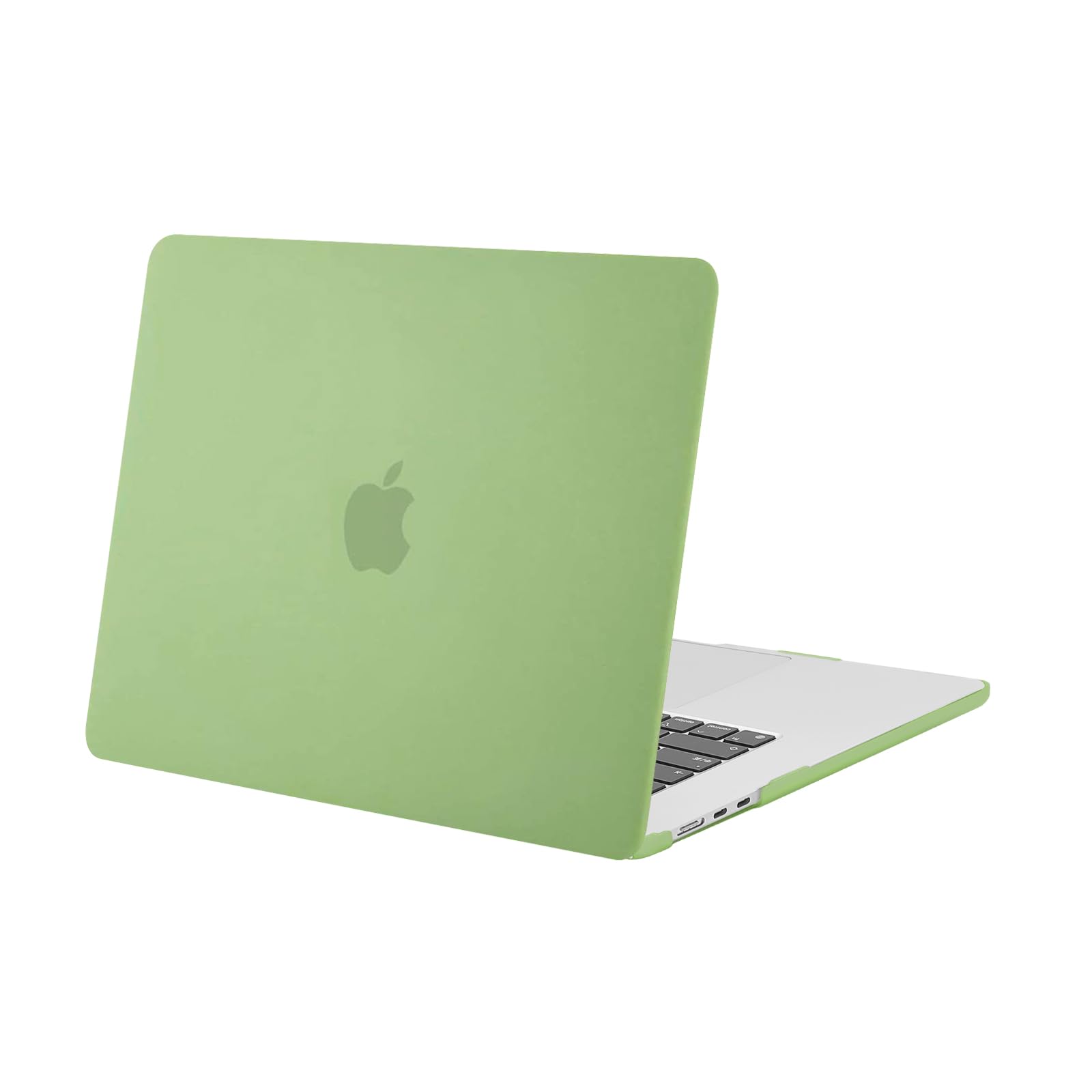 MOSISO Compatible with MacBook Air 15 inch Case M5 2026 M4 2025 M3 2024 M2 2023 A3448 A3241 A3114 A2941 Liquid Retina Display Touch ID, Protective Plastic Hard Shell Case Cover, Chartreuse
