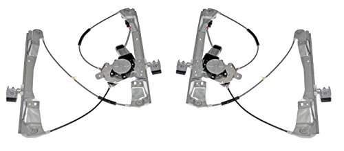 Front Power Window Regulator with Motor Pair Set Both Driver and Passenger NEW Replacement for 2008 - 2009 Pontiac G8 11-13 Caprice 92420927 92420928 GM1350216 GM1351216