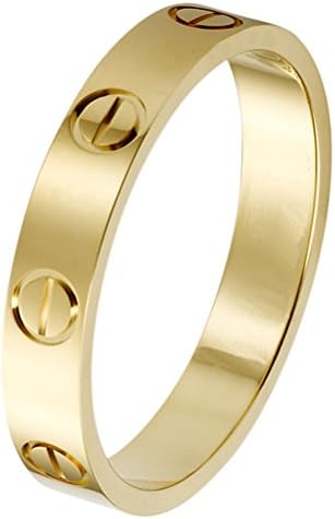 Dubeauty Love Ring Lifetime Titanium Stainless Steel Couples Wedding Engagement Anniversary Engraved Bands Silver