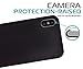 iPhone x case -Premium Matte Finish Back -Light Weight -Slim fit TPU with Excellent Grip for iPhone x -Shock Absorption Protective iPhone 10 case Cover (Supports Wireless Charging) (Black)