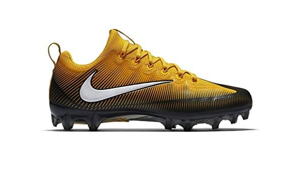 gold bottom football cleats