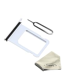 ewparts ranura para tarjeta SIM bandeja Repuestos para iPhone 7 4.7 inch + Tarjeta SIM bandeja abierta Pin de expulsión, Negro azabache
