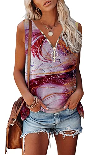 WOMENS SUMMER TOPS 2023 TRENDY TANK TOP SLEEVELESS SHIRTS LOOSE FIT ATHLETIC SHIRTS