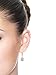 Buyless Fashion Girls And Women Dangle Earrings Silver CZ Fashion Jewelry - EDGRNDWHT
