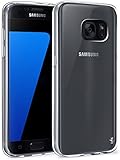 S7 Case, LK Ultra [Slim Thin] Scratch Resistant TPU Gel Rubber Soft Skin Silicone Protective Case Cover for Samsung Galaxy S7 (Clear)