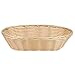 Set of 4 Update International BB-97 Woven and Bread Natural Color Basket, Oval, 9-1/2-Inch