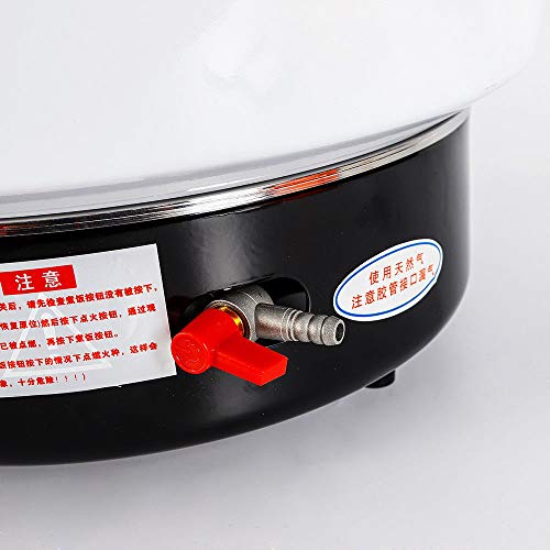 Commercial Rice Cooker, 10L Heavy Duty Electric 50 Cup Pressure Rice Cooker 2.8Kpa Gas Pressure Rice Cooker with Non-Stick Pan Suitable for Factories, Restaurants (US_Stock)