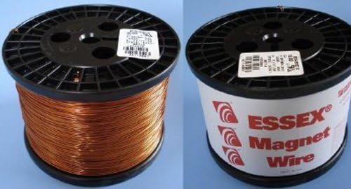 Essex Magnet Wire 32 AWG Gauge Enameled Copper Wire - 10 LBS