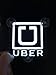 Uber Glow Driver Sign USB Decal Electroluminescence Lit (SUCTION CUPS) (2 DAYS DELIVERY)