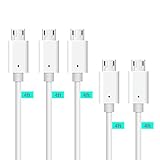 Noot Products 5 Pack 4 Feet Micro USB Charging Cable Cord for Samsung HTC LG and all Micro USB Devices